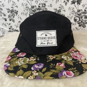 Strand Books 5 Panel Strap back Hat Cap